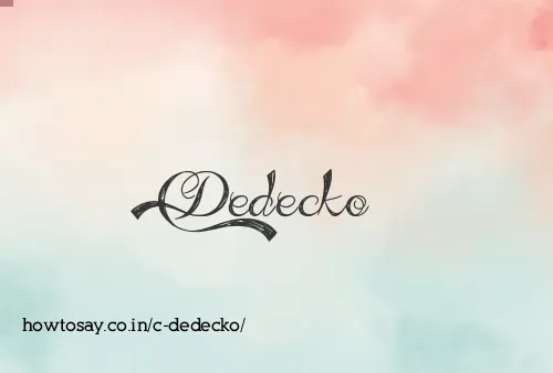 C Dedecko