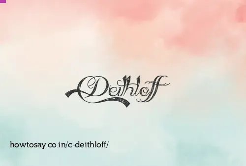 C Deithloff