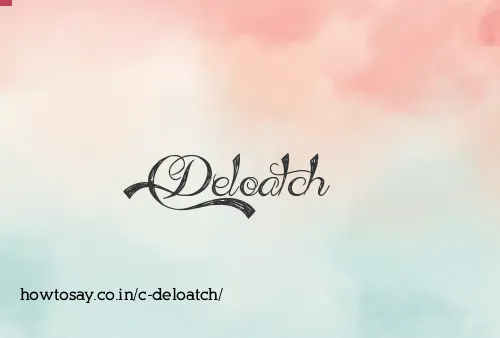 C Deloatch