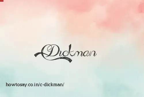 C Dickman