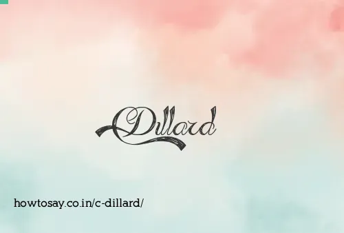 C Dillard