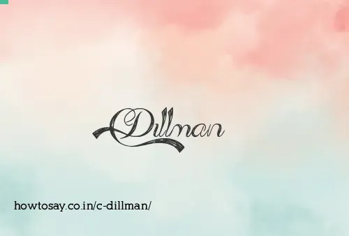 C Dillman