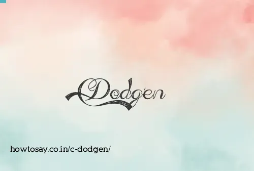 C Dodgen