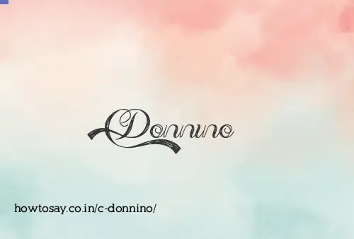 C Donnino