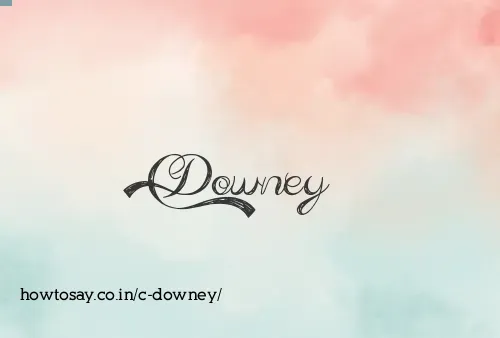 C Downey