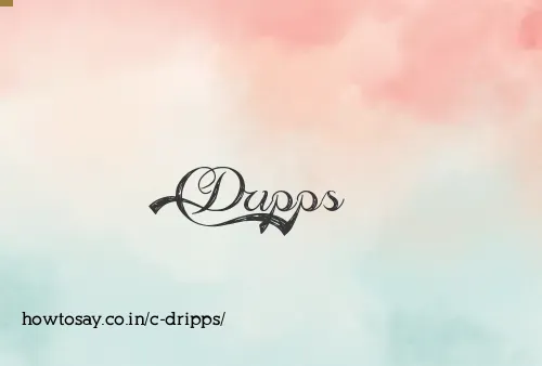 C Dripps