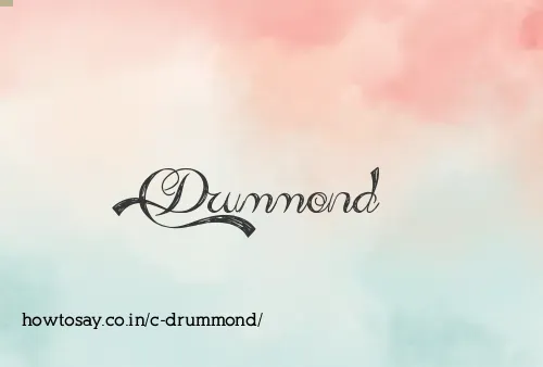 C Drummond