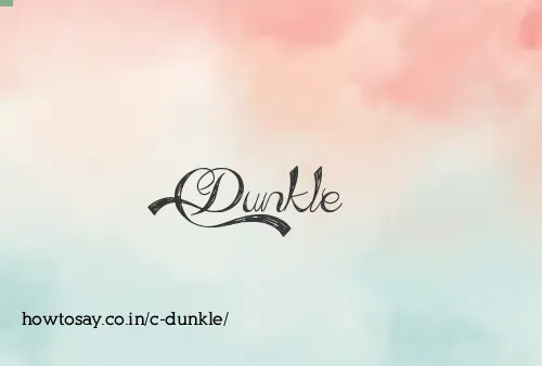 C Dunkle