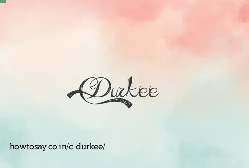 C Durkee
