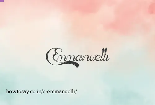 C Emmanuelli