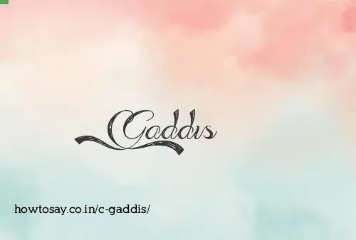 C Gaddis
