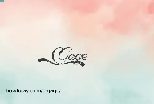 C Gage