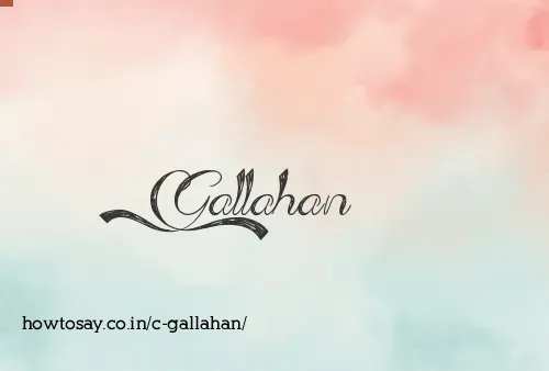 C Gallahan