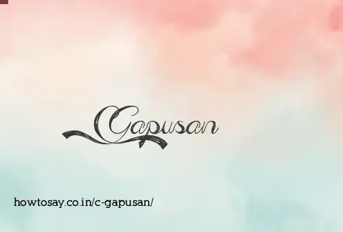 C Gapusan
