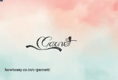 C Garnett