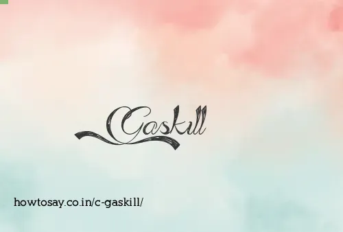 C Gaskill