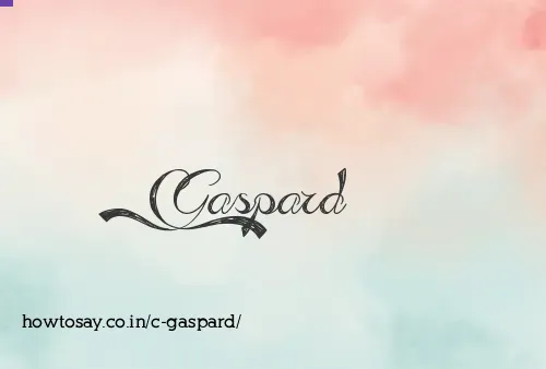 C Gaspard