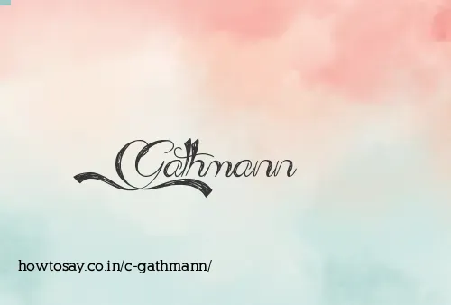 C Gathmann