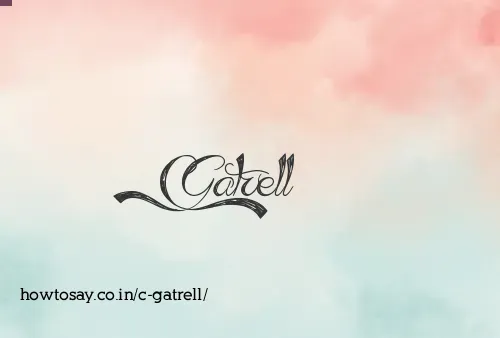 C Gatrell