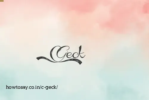 C Geck