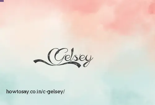 C Gelsey
