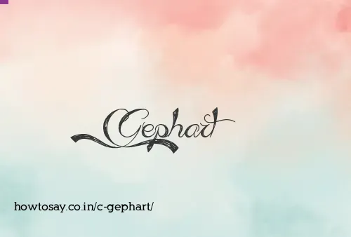 C Gephart