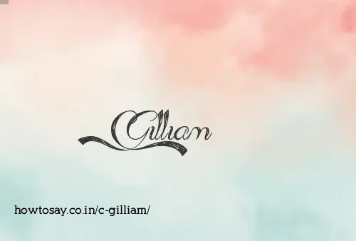 C Gilliam