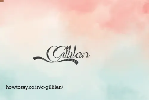 C Gillilan