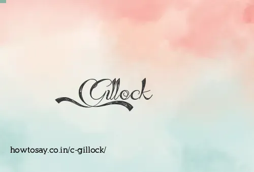 C Gillock