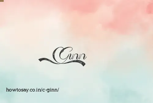 C Ginn