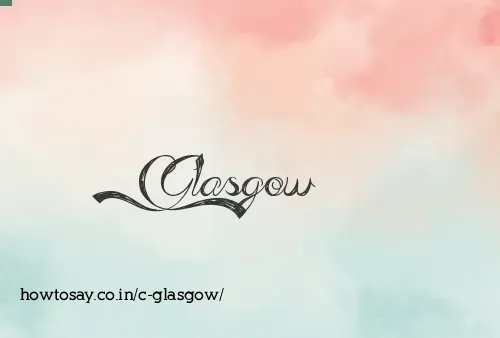 C Glasgow