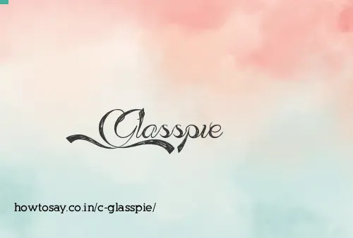 C Glasspie