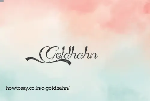 C Goldhahn