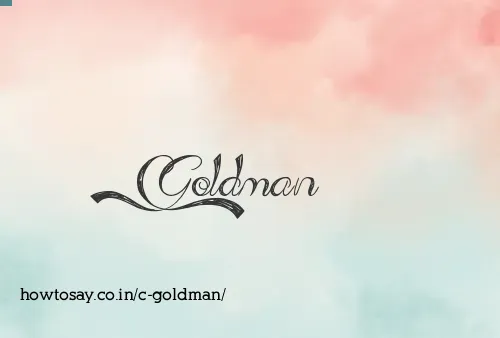 C Goldman
