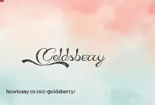 C Goldsberry