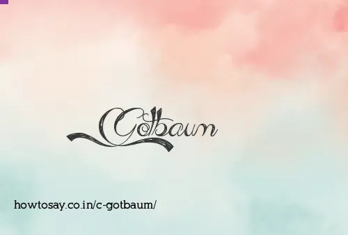 C Gotbaum