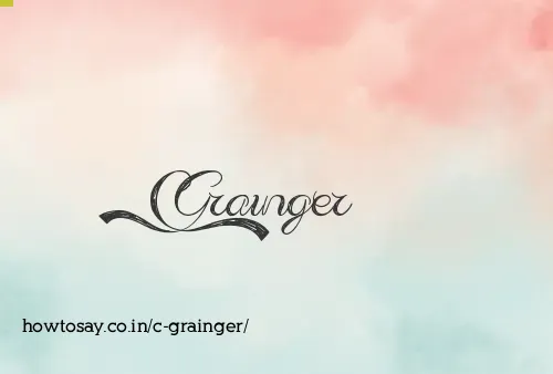 C Grainger