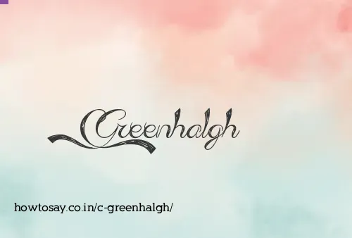 C Greenhalgh
