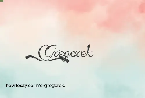 C Gregorek