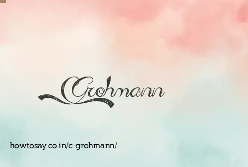 C Grohmann