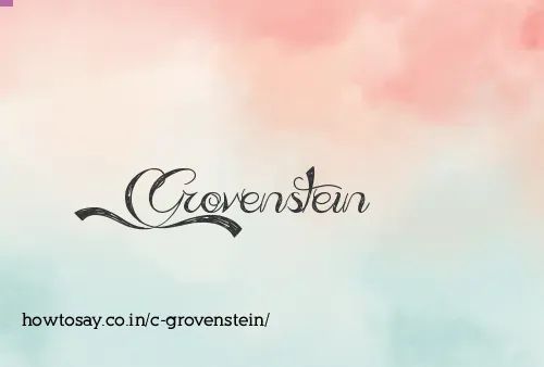 C Grovenstein