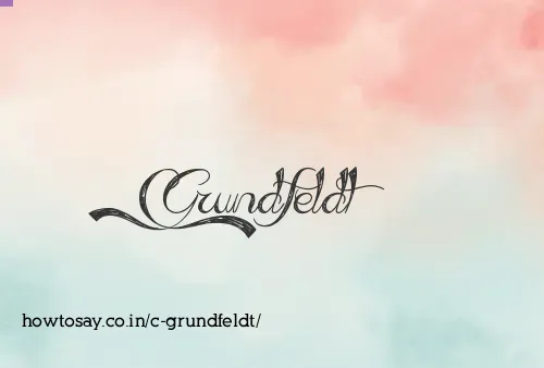 C Grundfeldt