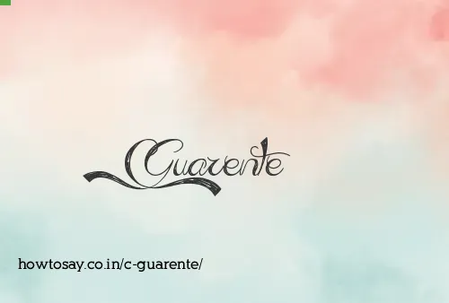 C Guarente