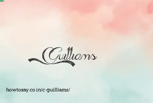 C Guilliams