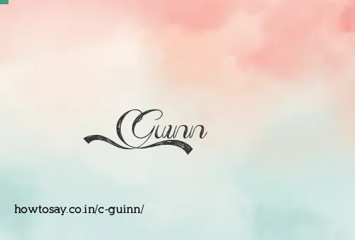 C Guinn