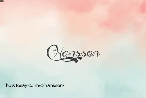C Hansson