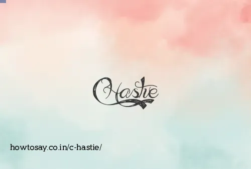 C Hastie