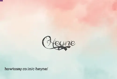 C Heyne