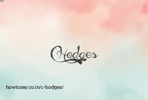 C Hodges