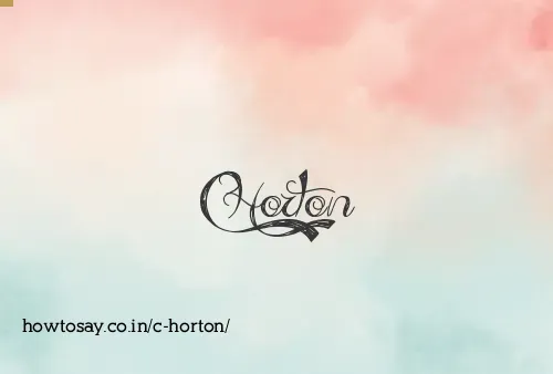 C Horton